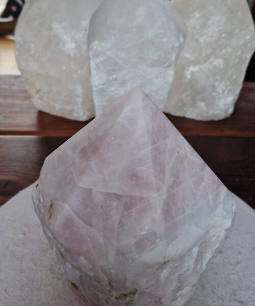 HUGE Extra Large Tall Point 28 Premium Rose Quartz Pink Crystal Quartz 7087g H23xW16xD15cm - Image 8