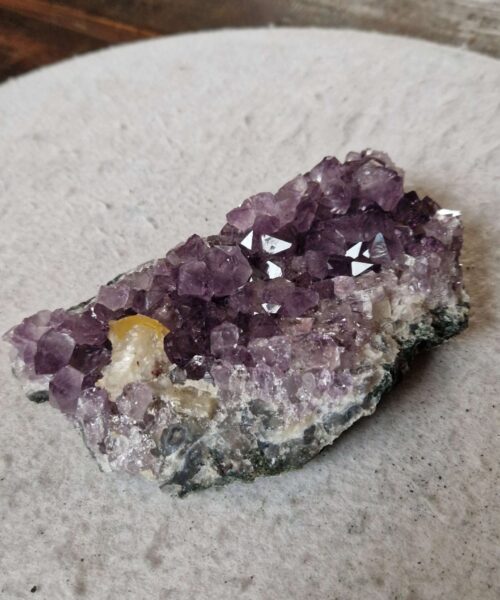 Alternative view of Premium High Grade Amethyst Druzy Cluster Piece 100 - 515g H3.5xW13.5xD8.5cm