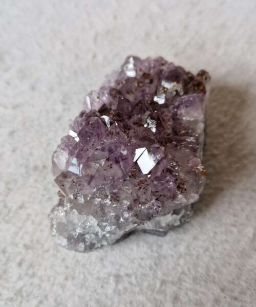 Premium High Grade Amethyst Druzy Cluster Piece 103 - 531g H6.5xW9.5xD7cm