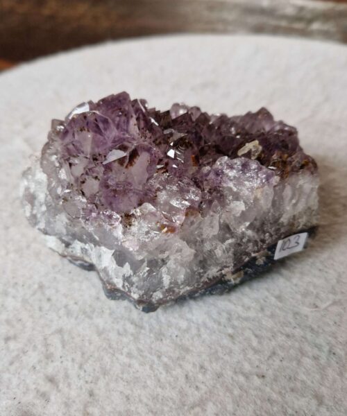 Premium High Grade Amethyst Druzy Cluster Piece 103 - 531g H6.5xW9.5xD7cm - Image 4