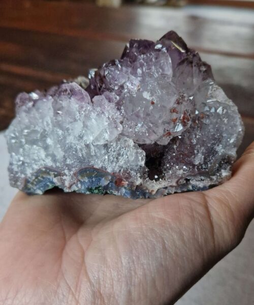 Premium High Grade Amethyst Druzy Cluster Piece 103 - 531g H6.5xW9.5xD7cm - Image 6