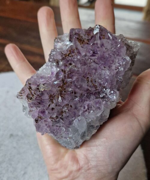Premium High Grade Amethyst Druzy Cluster Piece 103 - 531g H6.5xW9.5xD7cm - Image 7