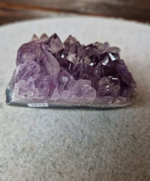 Premium High Grade Amethyst Druzy Cluster Piece 104 - 437g H5.5xW9.5xD7cm - Image 5