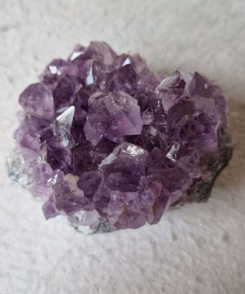 Premium High Grade Amethyst Druzy Cluster Piece 104 - 437g H5.5xW9.5xD7cm