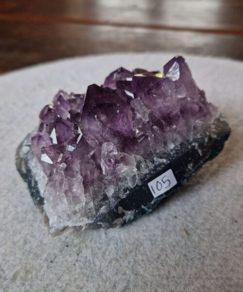 Premium High Grade Amethyst Druzy Cluster Piece 105 - 541g H6xW10xD8cm - Image 4
