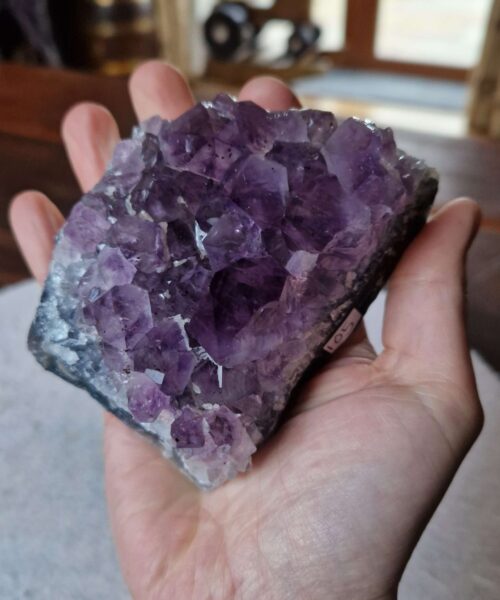 Premium High Grade Amethyst Druzy Cluster Piece 105 - 541g H6xW10xD8cm - Image 6
