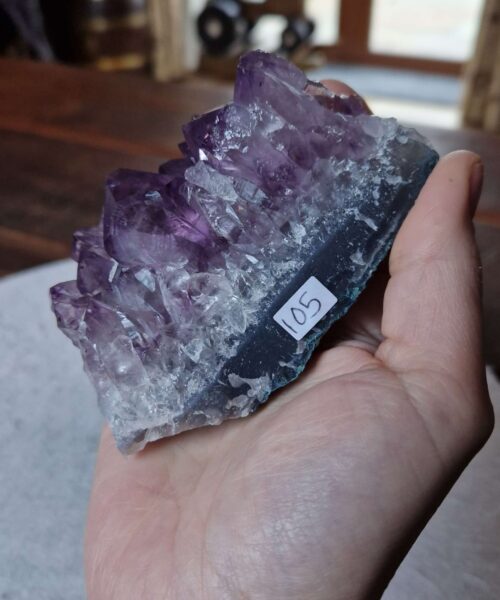 Premium High Grade Amethyst Druzy Cluster Piece 105 - 541g H6xW10xD8cm - Image 7