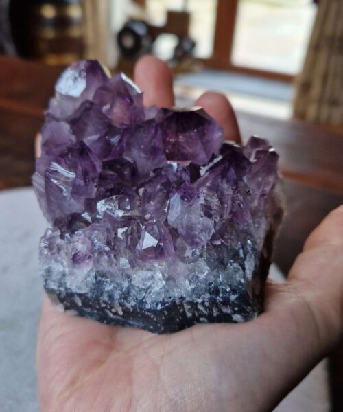 Premium High Grade Amethyst Druzy Cluster Piece 105 - 541g H6xW10xD8cm - Image 8