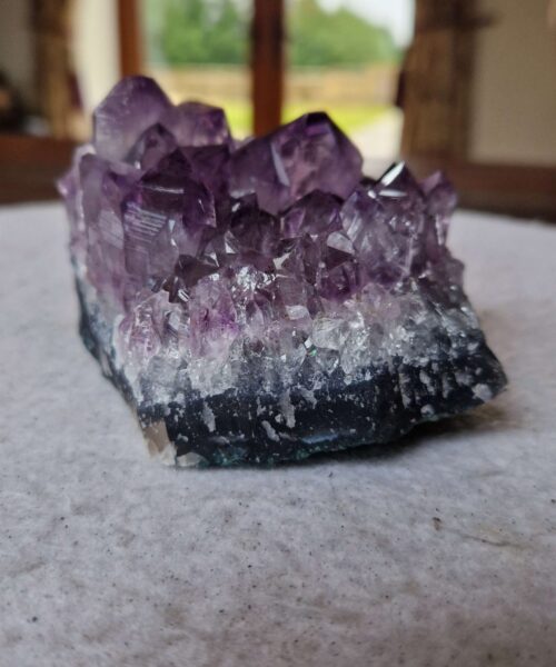 Premium High Grade Amethyst Druzy Cluster Piece 105 - 541g H6xW10xD8cm - Image 9
