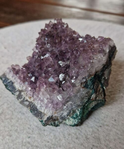 Large Premium High Grade Amethyst Raw Druzy Cluster Piece 106 - 641g H6.5xW10xD8cm - Image 3