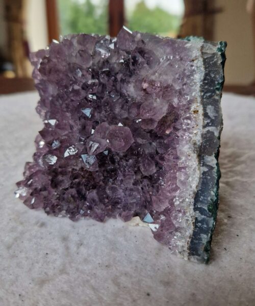 Large Premium High Grade Amethyst Raw Druzy Cluster Piece 106 - 641g H6.5xW10xD8cm - Image 10
