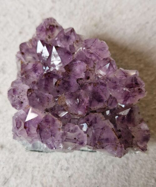 Large Premium High Grade Amethyst Raw Druzy Cluster Piece 107 - 648g H5.5xW11xD10cm