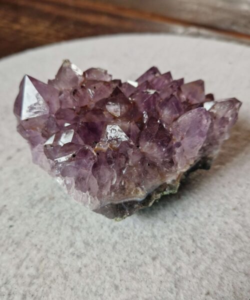 Premium High Grade Amethyst Druzy Cluster Piece 108 - 551g H7xW10.5xD7cm - Image 4