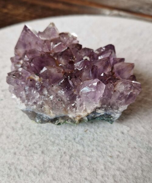 Premium High Grade Amethyst Druzy Cluster Piece 108 - 551g H7xW10.5xD7cm - Image 5