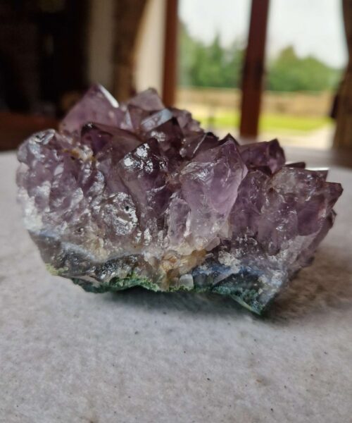 Premium High Grade Amethyst Druzy Cluster Piece 108 - 551g H7xW10.5xD7cm - Image 10