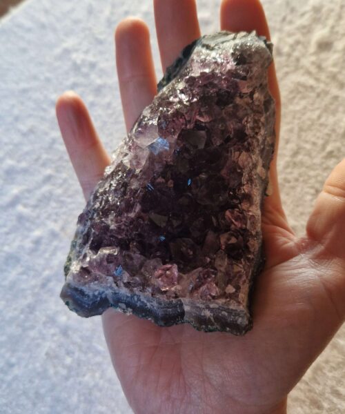 Premium High Grade Amethyst Druzy Cluster Piece 56 - 334g H5xW11xD8cm - Image 7