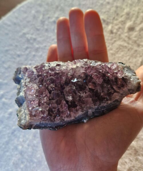 Premium High Grade Amethyst Druzy Cluster Piece 56 - 334g H5xW11xD8cm - Image 8