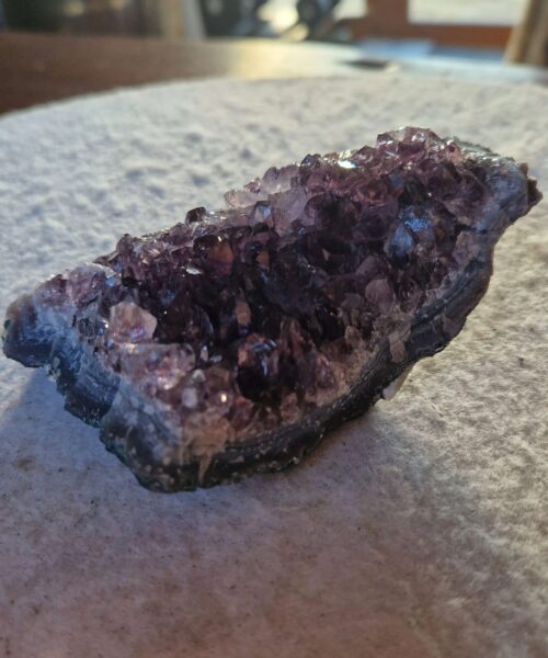 Premium High Grade Amethyst Druzy Cluster Piece 56 - 334g H5xW11xD8cm - Image 9