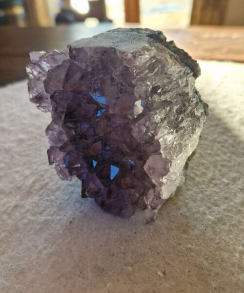Premium High Grade Amethyst Druzy Cluster Piece 57 - 543g H7xW7.5xD8cm - Image 7