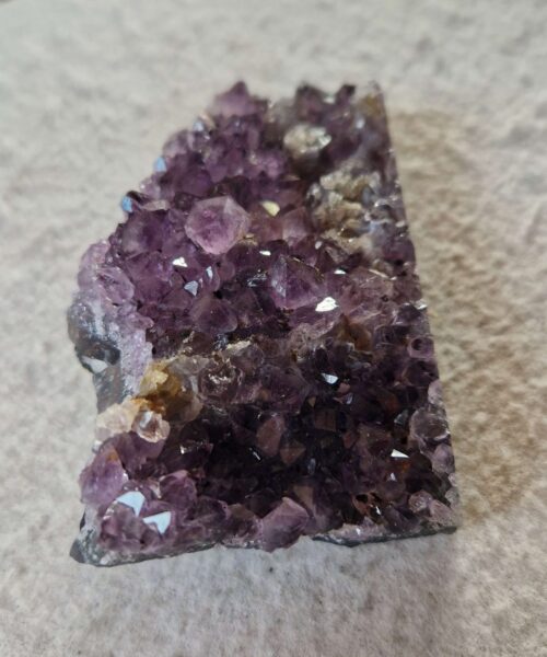Premium High Grade Amethyst Druzy Cluster Piece 60 - 328g H4xW12xD6.5cm
