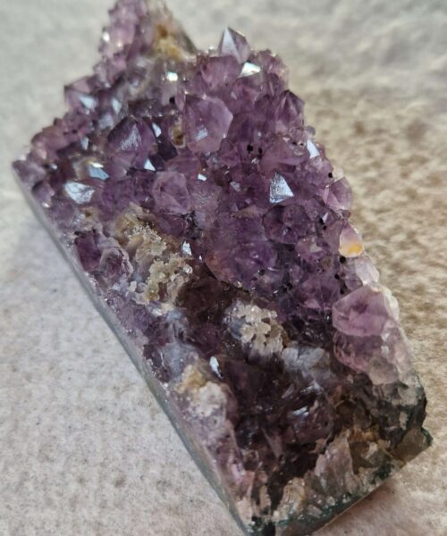 Premium High Grade Amethyst Druzy Cluster Piece 60 - 328g H4xW12xD6.5cm - Image 10
