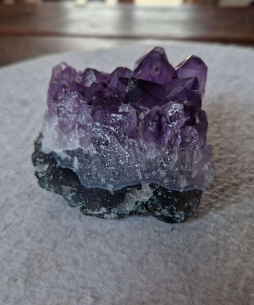 Premium High Grade Amethyst Druzy Cluster Piece 61 - 396g H6xW8.5xD7cm - Image 3