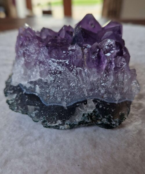 Premium High Grade Amethyst Druzy Cluster Piece 61 - 396g H6xW8.5xD7cm - Image 10