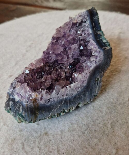 Premium High Grade Amethyst Druzy Cluster Piece 66 - 476g H7xW13xD6.5cm - Image 3