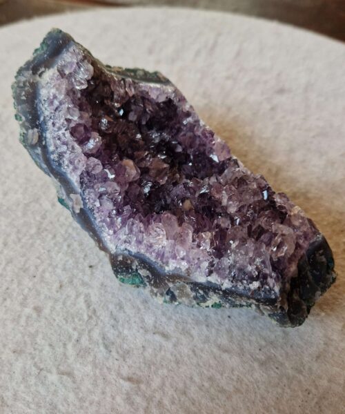 Premium High Grade Amethyst Druzy Cluster Piece 66 - 476g H7xW13xD6.5cm - Image 4