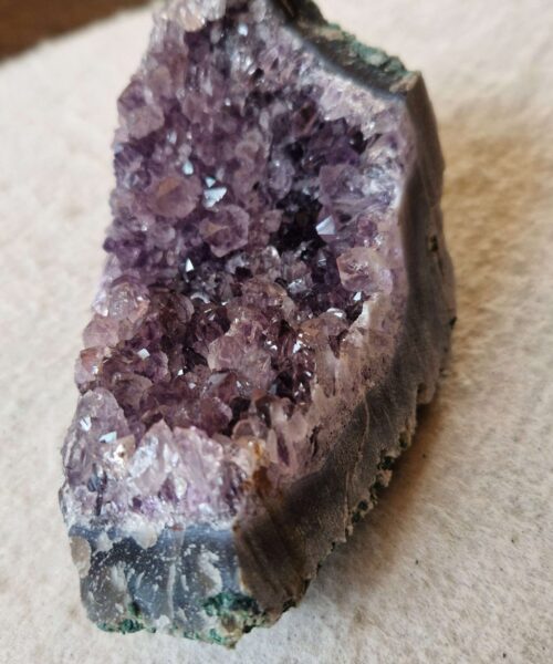 Premium High Grade Amethyst Druzy Cluster Piece 66 - 476g H7xW13xD6.5cm