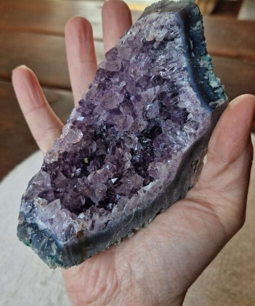 Premium High Grade Amethyst Druzy Cluster Piece 66 - 476g H7xW13xD6.5cm - Image 7