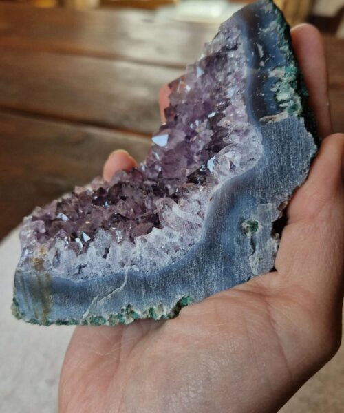 Premium High Grade Amethyst Druzy Cluster Piece 66 - 476g H7xW13xD6.5cm - Image 8