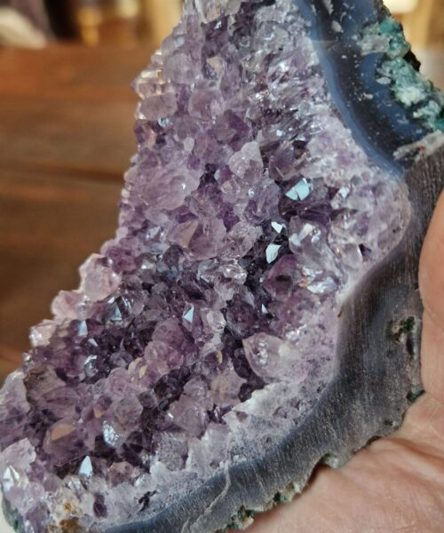 Premium High Grade Amethyst Druzy Cluster Piece 66 - 476g H7xW13xD6.5cm - Image 9