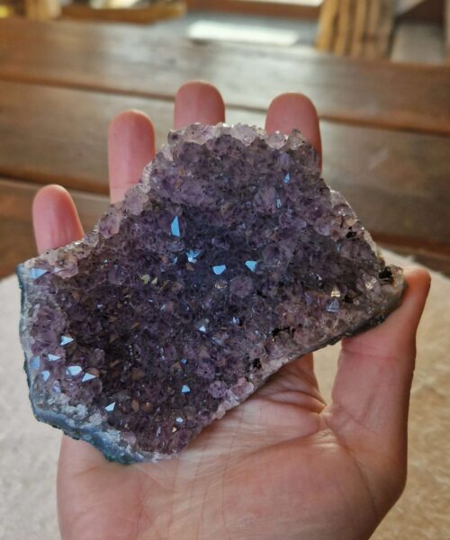 Premium High Grade Amethyst Druzy Cluster Piece 67 - 282g H4xW11xD7.5cm - Image 6