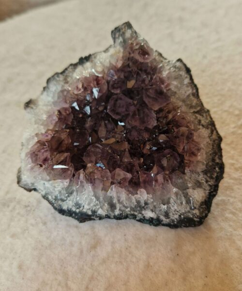 Premium High Grade Amethyst Druzy Cluster Piece 70 - 375g H6xW10xD9cm