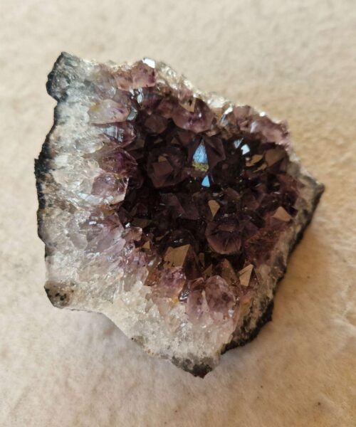 Alternative view of Premium High Grade Amethyst Druzy Cluster Piece 70 - 375g H6xW10xD9cm