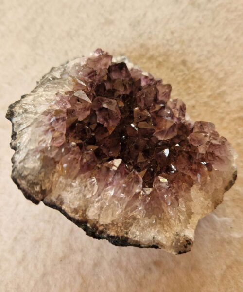 Premium High Grade Amethyst Druzy Cluster Piece 70 - 375g H6xW10xD9cm - Image 3