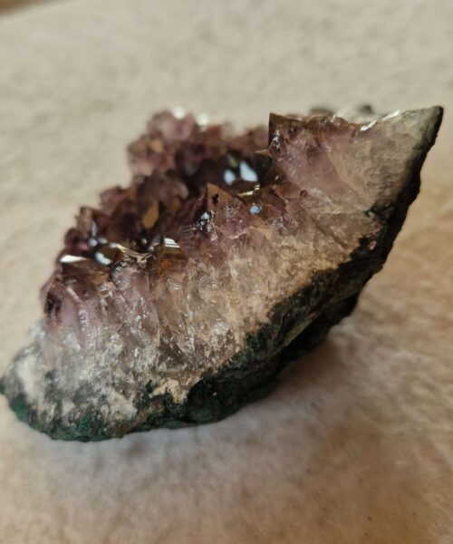 Premium High Grade Amethyst Druzy Cluster Piece 70 - 375g H6xW10xD9cm - Image 4