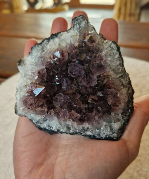 Premium High Grade Amethyst Druzy Cluster Piece 70 - 375g H6xW10xD9cm - Image 6