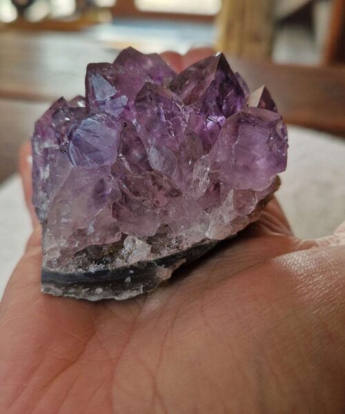 Premium High Grade Amethyst Druzy Cluster Piece 72 - 241g H5xW7xD5.5cm - Image 9
