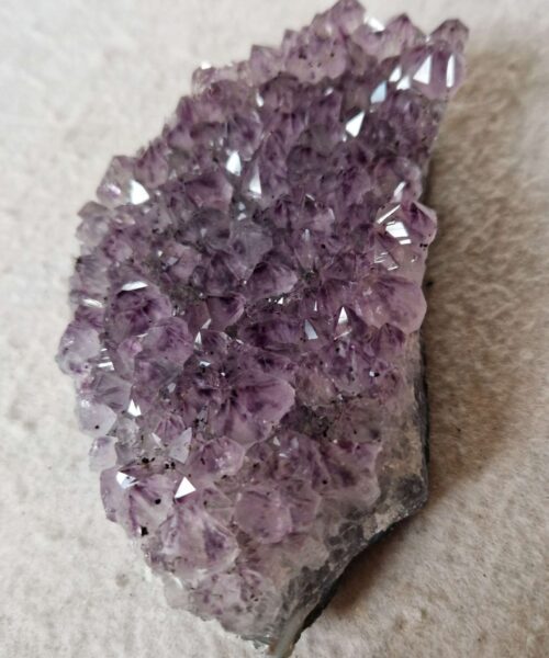 Premium High Grade Amethyst Druzy Cluster Piece 73 - 441g H4xW12.5xW7.5cm