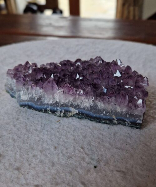 Premium High Grade Amethyst Druzy Cluster Piece 73 - 441g H4xW12.5xW7.5cm - Image 10