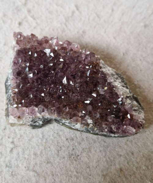 Premium High Grade Amethyst Druzy Cluster Piece 74 - 433g H3.5xW13xD7.5cm