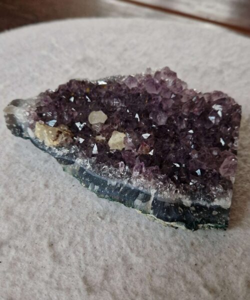 Premium High Grade Amethyst Druzy Cluster Piece 75 - 475g H13xW12.5xD9cm - Image 3