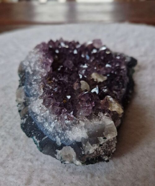 Premium High Grade Amethyst Druzy Cluster Piece 75 - 475g H13xW12.5xD9cm - Image 7
