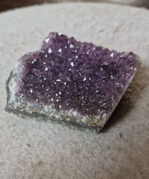 Alternative view of Premium High Grade Amethyst Druzy Cluster Piece 76 - 331g H8.5xW9xD8.5cm