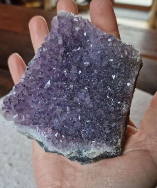 Premium High Grade Amethyst Druzy Cluster Piece 76 - 331g H8.5xW9xD8.5cm - Image 8