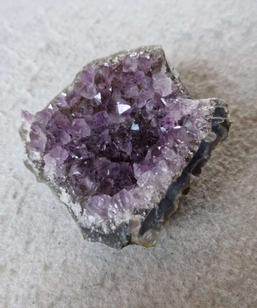 Premium High Grade Amethyst Druzy Cluster Piece 79 - 258g H4xW9.5xD8cm - Image 3