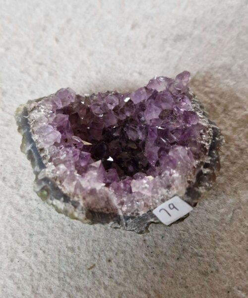 Premium High Grade Amethyst Druzy Cluster Piece 79 - 258g H4xW9.5xD8cm - Image 5