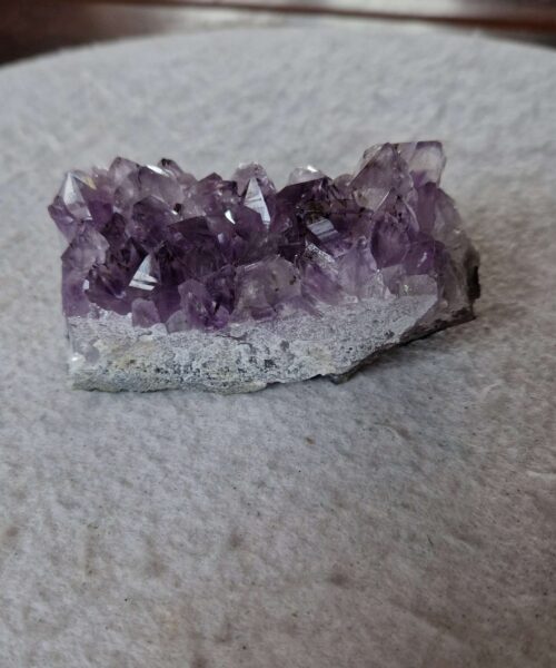 Alternative view of Premium High Grade Amethyst Druzy Cluster Piece 80 - 288g H4xW9.5xD4cm